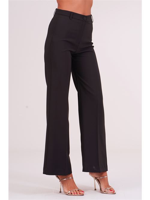 Pantalone in cady elastico GM by Gai Mattiolo | GM4135NERO